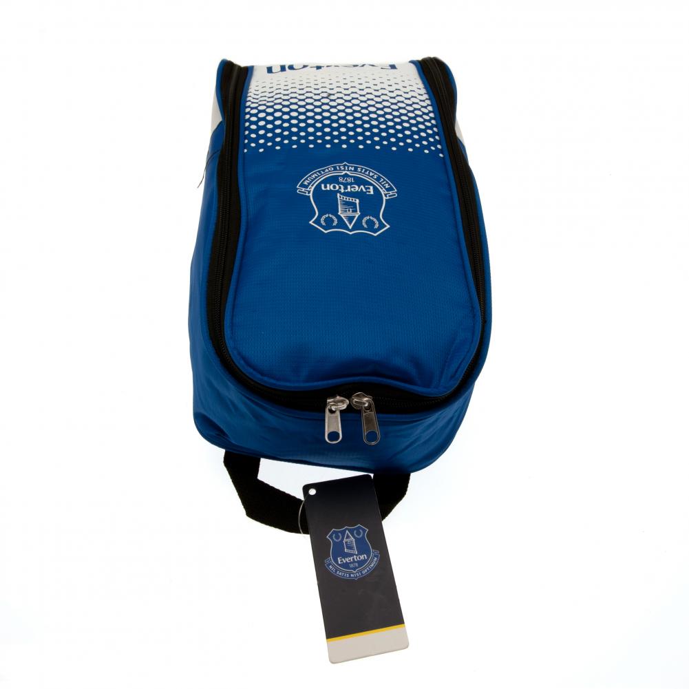 Blue bag with a visible brand logo on a white background