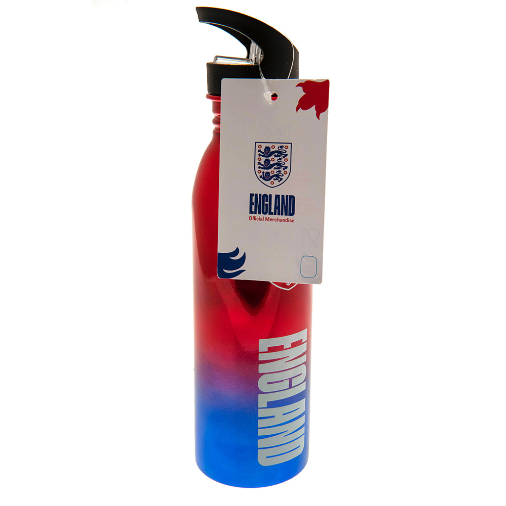 England UV Metallic Drinks Bottle