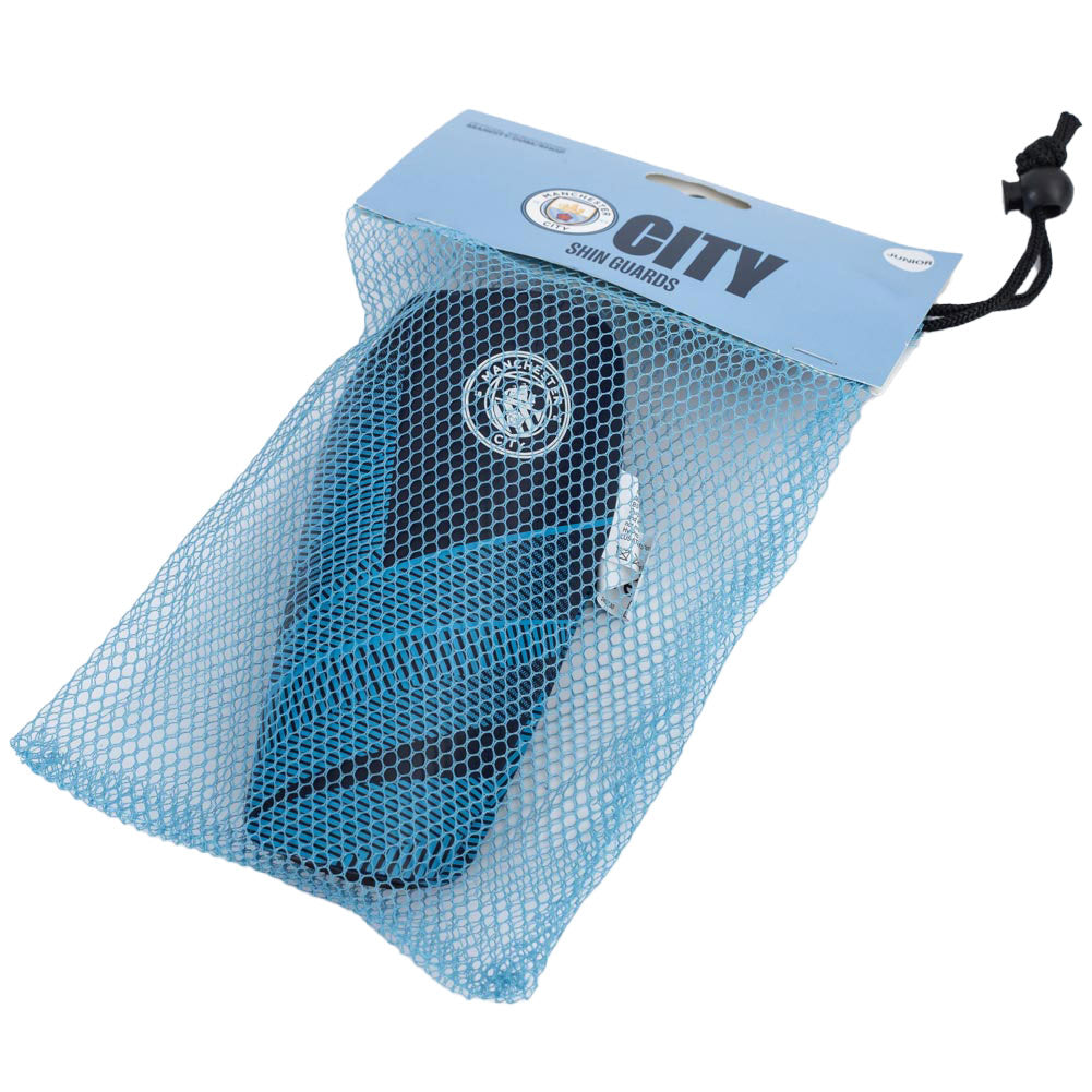 Manchester City Fuse Kids Shin Pads