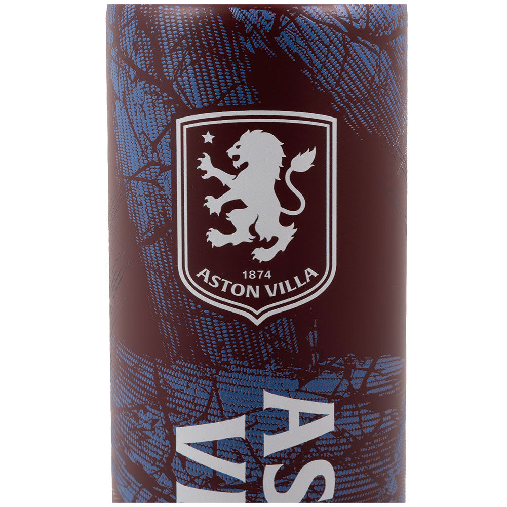 Aston Villa HD Printed Aluminium Drinks Bottle