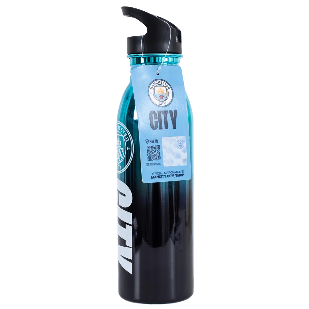 Manchester City UV Metallic Drinks Bottle
