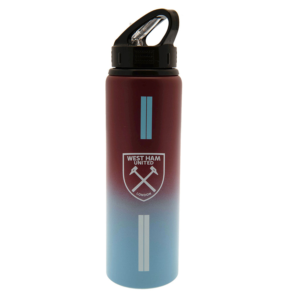 Gradient water bottle with West Ham United logo