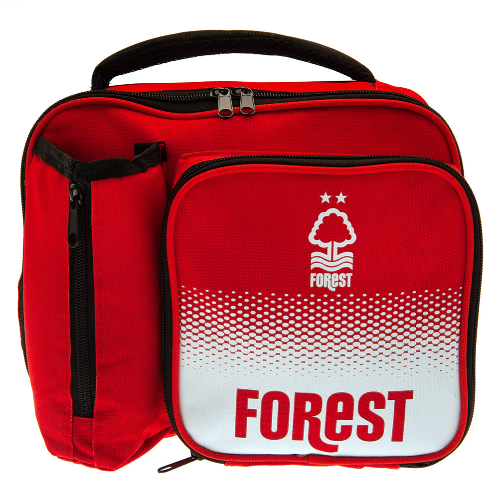 Red and white bag with 'Forest' branding on a white background