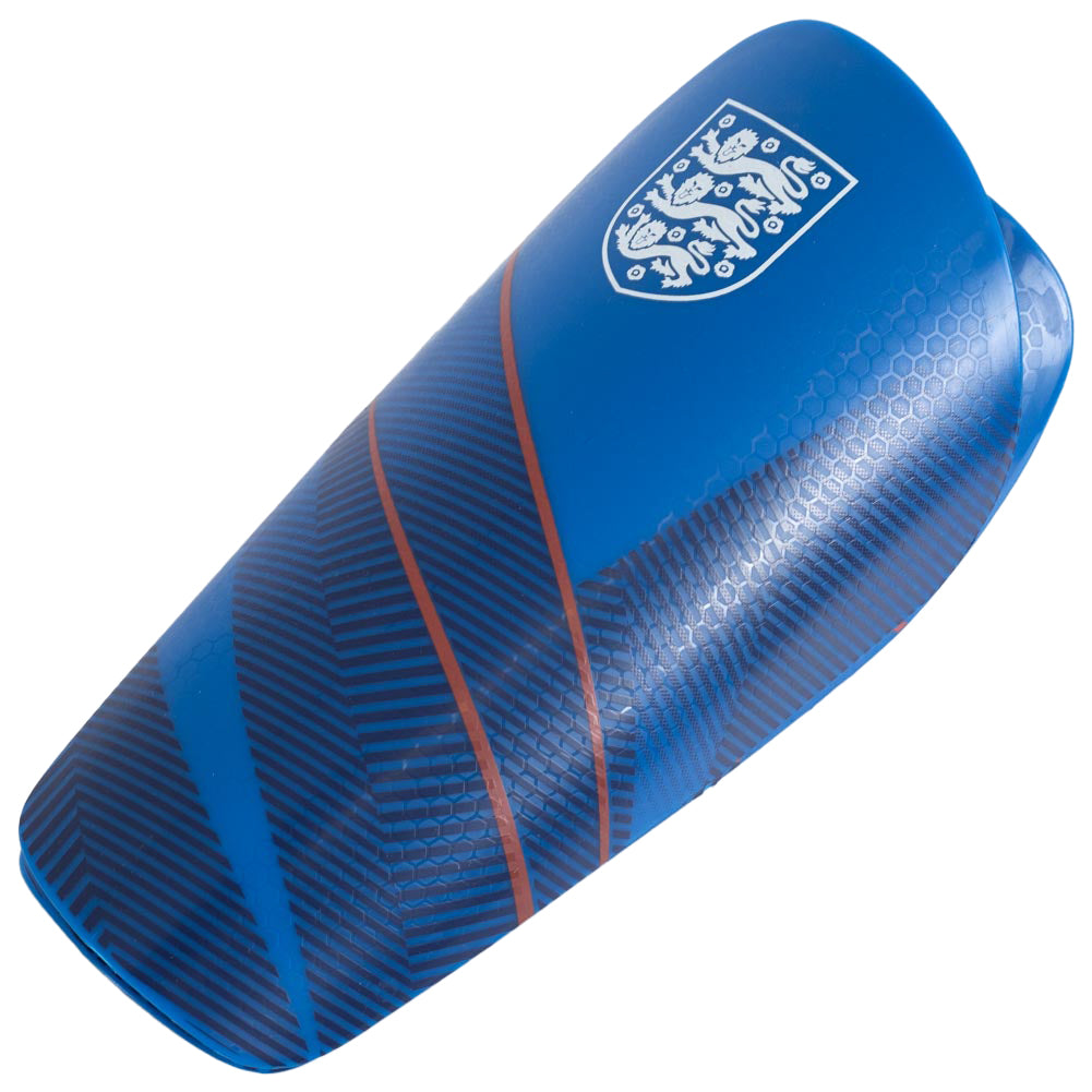 England shin pad with a logo on a white background