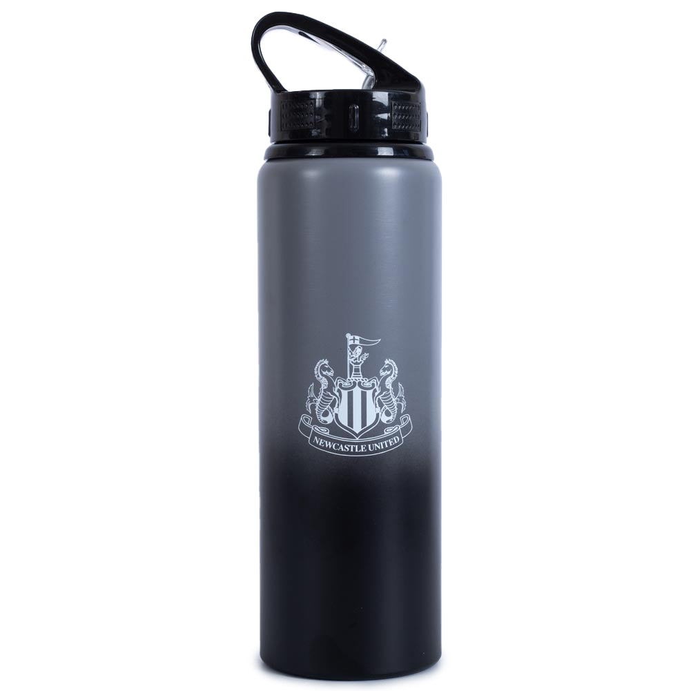 Newcastle United water bottle with a black lid featuring the club logo