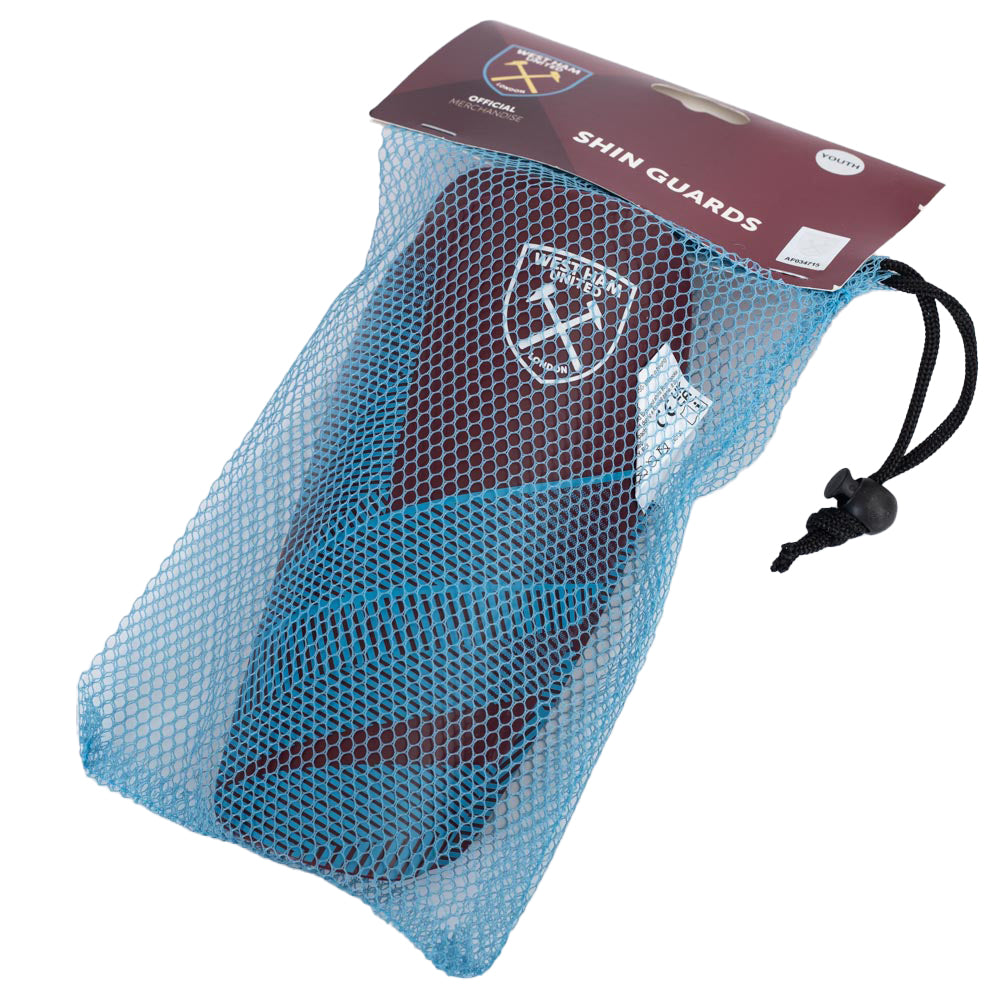 West Ham United Fuse Kids Shin Pads