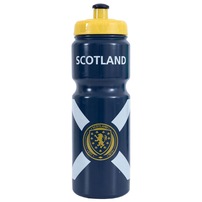Water bottle with Scottish flag design and 'Scotland' text