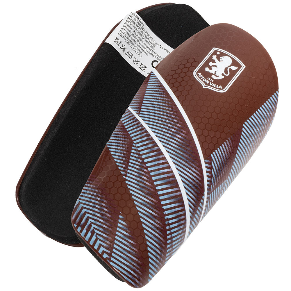Aston Villa Fuse Kids Shin Pads
