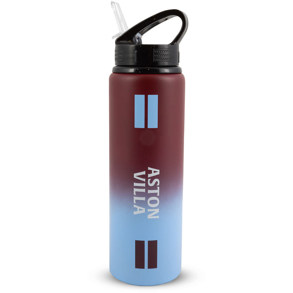 Gradient water bottle with Aston Villa logo