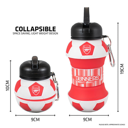 Arsenal Collapsible Football Drinks Bottle