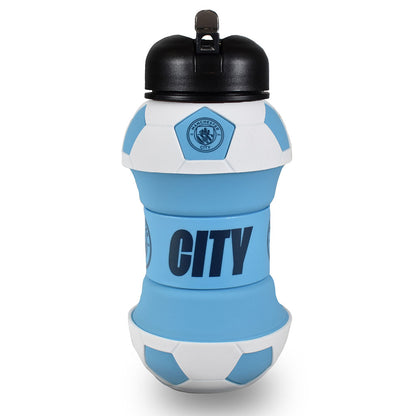 Manchester City Collapsible Football Drinks Bottle