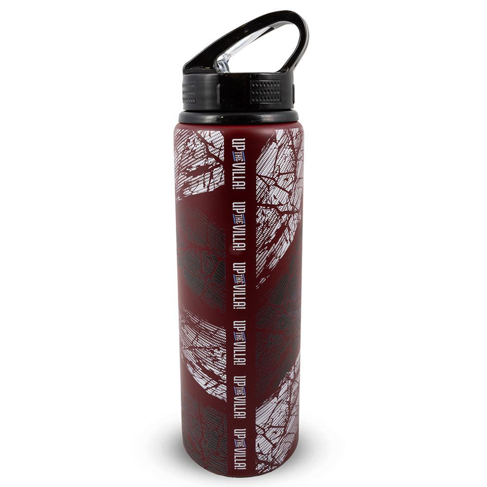 Aston Villa HD Printed Aluminium Drinks Bottle
